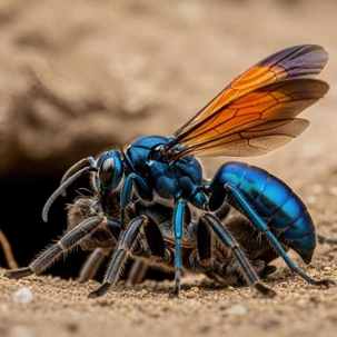 do tarantula hawk wasps sting
