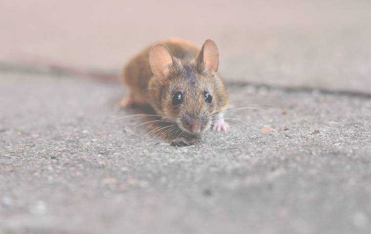 mouse on the ground